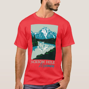 ジャクソンホールワイオミングレトロマウンテンズ土産 Tシャツ