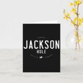 ジャクソンホールワイオミング動揺してグラフィックヴィンテージSn カード (黄色い花)