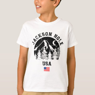ジャクソンホールワイオミンスキーリゾートアルパインスキーアマー Tシャツ