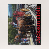 ジャクソンホールワイオミンステージコーチ ジグソーパズル (縦)