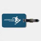 ジャクソンホールワイオミンスノーボーダー ラゲッジタグ (裏面横)