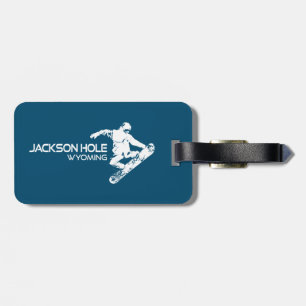 ジャクソンホールワイオミンスノーボーダー ラゲッジタグ