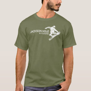 ジャクソンホールワイオミンスノーボーダー Tシャツ