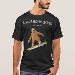 ジャクソンホールワイオミンスロススノーボードギフト Tシャツ