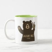 ジャクソンホールワイオミンピースベア ツートーンマグカップ (左)