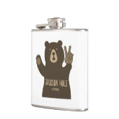 ジャクソンホールワイオミンピースベア フラスク (左)