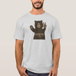 ジャクソンホールワイオミンピースベア Tシャツ