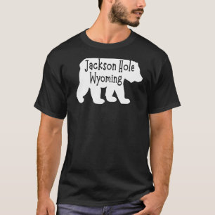 ジャクソンホールワイオミンベア自然ハイキングトラベルカット Tシャツ