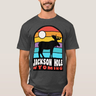ジャクソンホールワイオミンムースバッジ Tシャツ