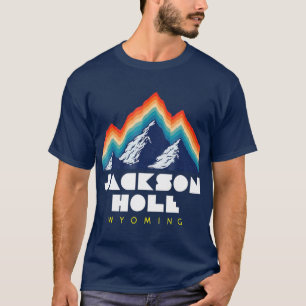 ジャクソンホールワ イオミングスキーリゾート1980sレトロ tシャツ