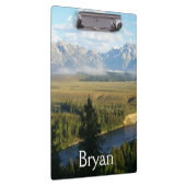 ジャクソンホール山脈と川 クリップボード (右)