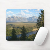 ジャクソンホール山脈と川 マウスパッド (マウス)