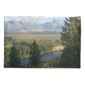 ジャクソンホール山脈と川 枕カバー (裏面)