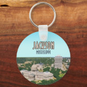 ジャクソンミシシッピーキャピタルダウンタウン キーホルダー (正面)