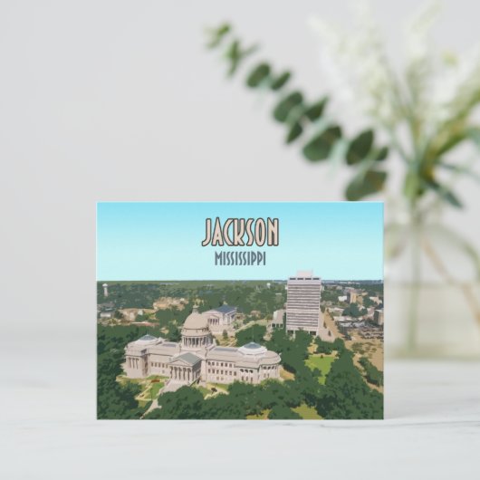ジャクソンミシシッピーキャピタルダウンタウン ポストカード (スタンド正面)