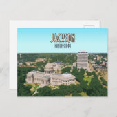 ジャクソンミシシッピーキャピタルダウンタウン ポストカード (正面/裏面)