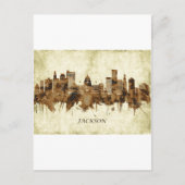 ジャクソンミシシッピー街並み インビテーションポストカード (正面)