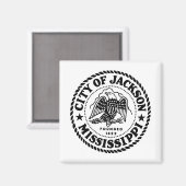 ジャクソンミシシッピ マグネット (正面/裏面)