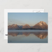 ジャクソンレイクダムリフレクションイングランドテトンパーク ポストカード (正面/裏面)