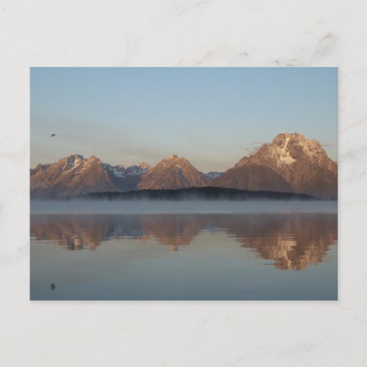 ジャクソンレイクダムリフレクションイングランドテトンパーク ポストカード (正面)