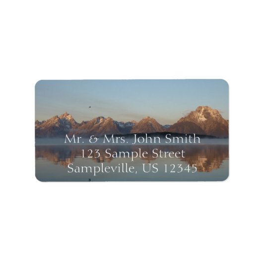 ジャクソンレイクダムリフレクションイングランドテトンパーク ラベル (正面)