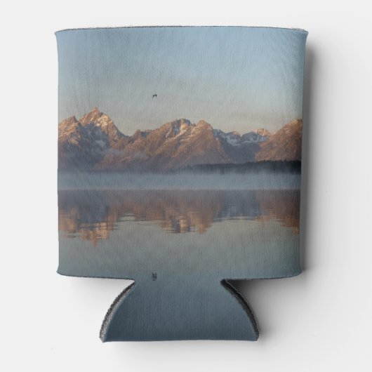 ジャクソンレイクダムリフレクションイングランドテトンパーク 缶クーラー (正面)