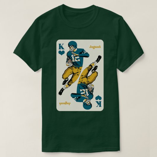 ジャクソンヴィルJaguars King ofハートTシャツ Tシャツ (デザイン正面)