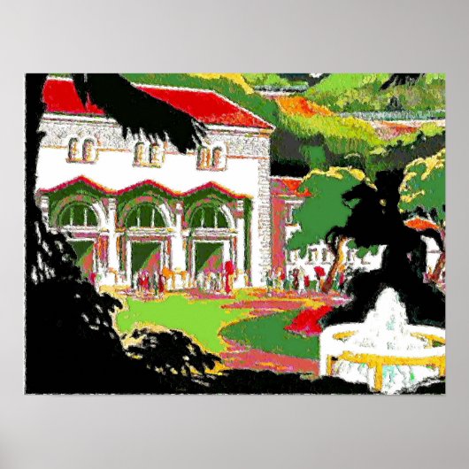 ジャクソン像inスクエア ポスター (正面)