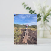 ジャクソン山とピアシング山沼橋葉書 ポストカード (スタンド正面)