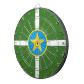 ジャクソン市国旗(ミシシッピ) ダーツボード (正面右)