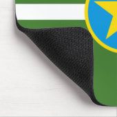 ジャクソン市国旗（ミシシッピ） マウスパッド (コーナー)