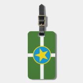 ジャクソン市旗,ミシシッピ州ラゲッジタグ ラゲッジタグ (正面縦)