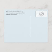 ジャクソン湖、雪の山をかぶったグランドティトン ポストカード (裏面)