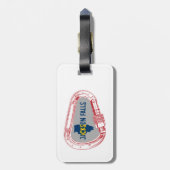 ジャクソン滝イリノイ登山カラビナー ラゲッジタグ (裏面縦)