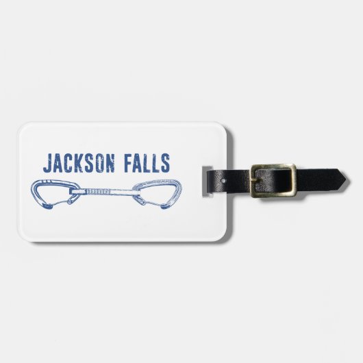 ジャクソン秋イリノイズロック登山クイックドロー ラゲッジタグ (正面横)