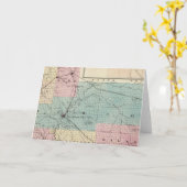 ジャクソン郡の地図、友好のプラット カード (黄色い花)