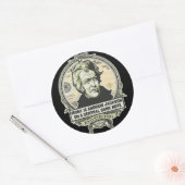 ジャクソン食べ物を与えステッカーセット終了 ラウンドシール (封筒)