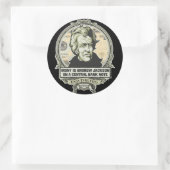 ジャクソン食べ物を与えステッカーセット終了 ラウンドシール (バッグ)