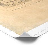 ジャクソン、カリフォルニア州。パノラママップ1857 (0766A) ポスター (角)