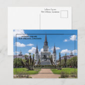 ジャクソン・スクエア, NOLA ポストカード (正面/裏面)