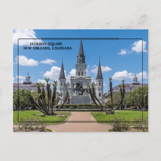 ジャクソン・スクエア, NOLA ポストカード (正面)