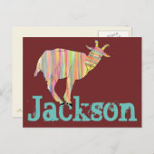 ジャクソン・ストリピー・ヤカラフルギ・アファンキーート ポストカード (正面/裏面)