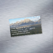 ジャクソン・ホール山脈（グランド・ティトン国立公園） マグネット名刺 (インサイチュ)