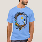 ジャクソン・ポロック風ラマダンの月 Tシャツ (正面)