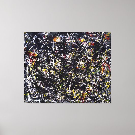 ジャクソン・ポロック - 6号 - 1949年 - アクション・ペインティング キャンバスプリント (正面)