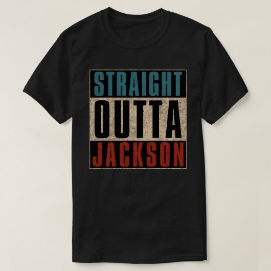 ジャクソン (ミシシッピ州)出身 Tシャツ (デザイン正面)