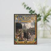ジャクソン ミシシッピ アールデコ調 ゴールデンエイジ ポストカード (スタンド正面)