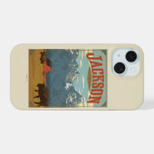 ジャクソン | ワイオミング iPhone 15ケース (裏面横)