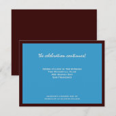 ジャクソンRSVPのバー（ユダヤ教の）バル・ミツバー エンクロージャーカード (正面/裏面)