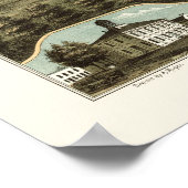 ジャクソンTNパノラママップ – 1870 ポスター (角)